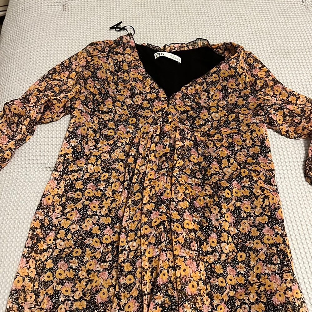 Zara floral dress